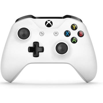 Microsoft Xbox One S Controller - Wit, Spelcomputers en Games, Spelcomputers | Xbox | Accessoires, Verzenden, Zo goed als nieuw