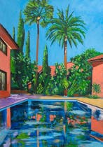 Claudio Conde - Patio con piscina - XL