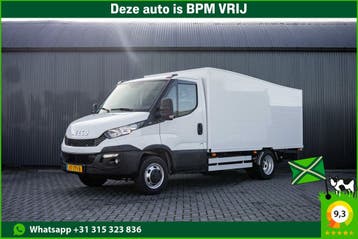 Iveco Daily 40C17 3.0L | 170 PK | 3-Zits | Navi | Climate |, Euro 5, Stof, Gebruikt, Zwart