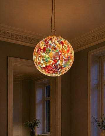 MIMU interior - Kroonluchter - Murrine Millefiori lamp D30 -