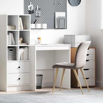 vidaXL Bureau Wit 70 x 50 x 76 cm, Verzenden, Nieuw