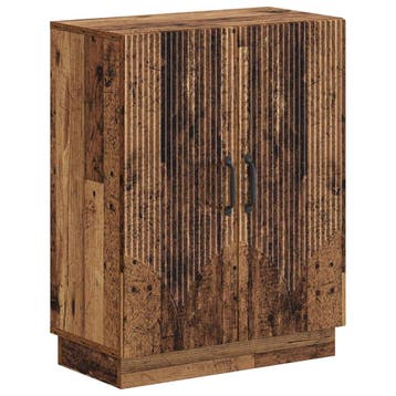 vidaXL Badkamer Opbergkast HOORN Oud hout 59,5 x 31 x 77 cm, Verzenden, Nieuw