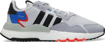 Adidas Heren - Maat 44 - Lage sneakers Nite Jogger - Grijs, Kleding | Heren, Schoenen, Verzenden, Nieuw