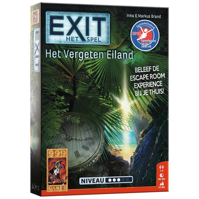 EXIT - Het Vergeten Eiland, Hobby en Vrije tijd, Gezelschapsspellen | Bordspellen, Nieuw, Ophalen of Verzenden