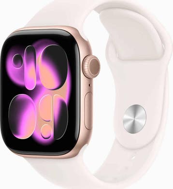 Apple Watch Series 11 42mm Goud Goud met GARANTIE & verze..., Ophalen of Verzenden, Zo goed als nieuw