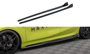 Zijskirts V.5 BMW 1 F40 M Pakket & M135i Maxton Glans Zwart, Ophalen of Verzenden, Nieuw