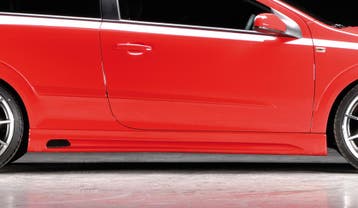 Rieger side skirt | Astra H GTC - 3-drs.    Astra H Twin-Top, Auto-onderdelen, Verzenden, Nieuw, Opel