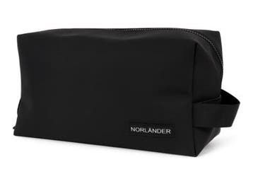 Norlander Toilettas - Dull PU - Zwart, Verzenden, Nieuw