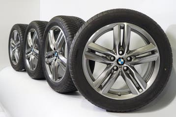 BMW X1 F48 X2 F39 18 inch M velgen 570 + Winterbanden Bridge, 18 inch, Gebruikt, Velg(en), Winterbanden