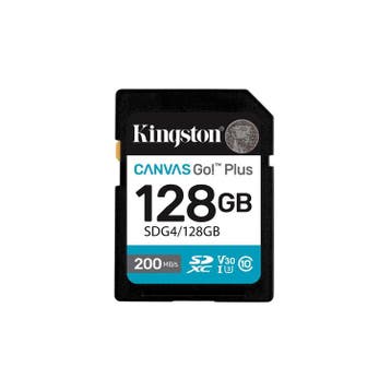 Kingston Canvas Go! Plus SDXC 128 GB, Verzenden, Zo goed als nieuw