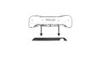 Peugeot 208 2012-2015 Onderste Spoiler Diffuser Voor Uitlaat, Ophalen of Verzenden, Nieuw, Voor, Peugeot