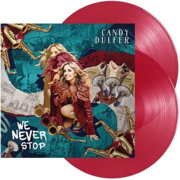 lp nieuw - candy dulfer - WE NEVER STOP (nieuw), Verzenden, Zo goed als nieuw, Overige formaten