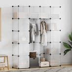 vidaXL Modulaire kast met 14 compartimenten wit 37 x 146 x, Huis en Inrichting, Kasten | Kledingkasten, Verzenden, Nieuw
