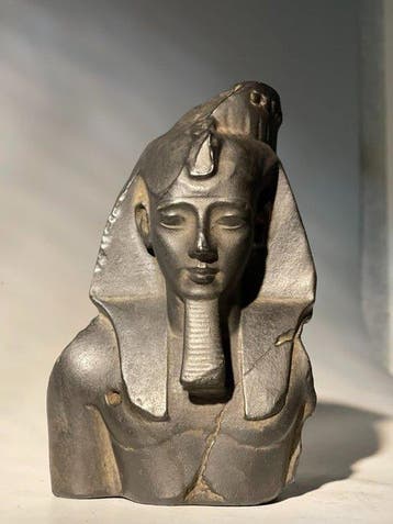 Beeld, Replica bust of Ramses II - 14 cm - onbekend, Antiek en Kunst