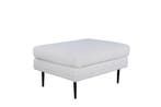 Ottoman - Nanna - Wit - Teddy - Jörn, Huis en Inrichting, Banken | Voetenbanken en Poefen, Verzenden, Nieuw