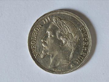 Frankrijk. Napoléon III. 5 Francs 1867-A, Paris (Zonder