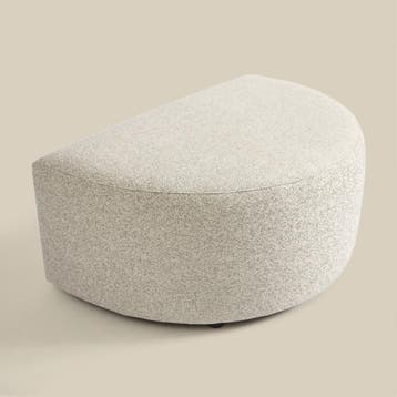 *WOONWINKEL* Hocker Half Rond - Beige, Verzenden, Nieuw