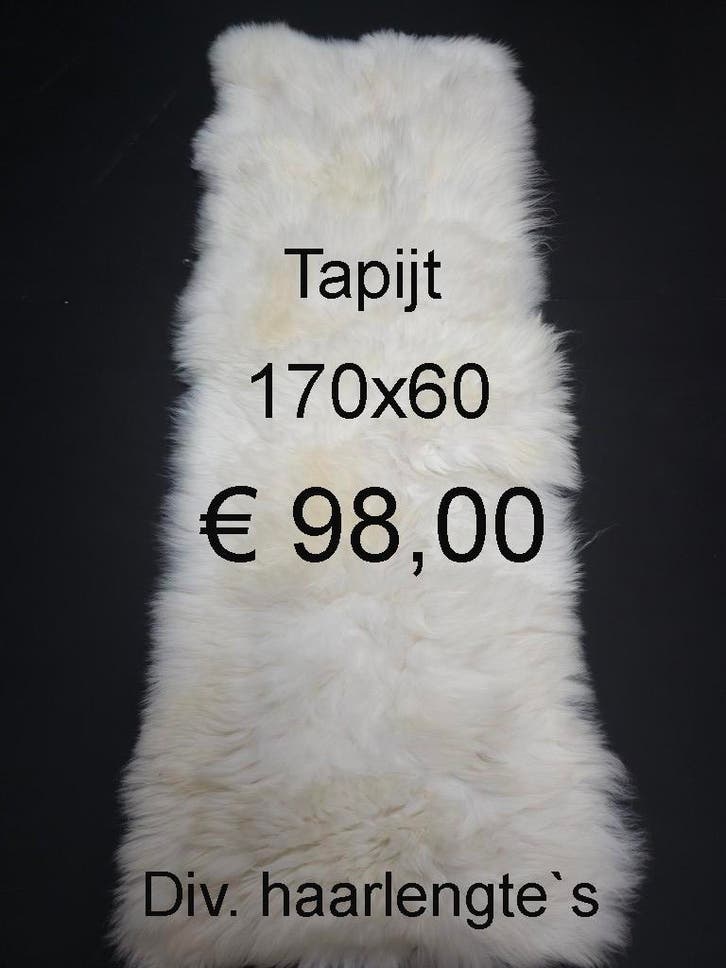 Schapenvacht Auto Camperstoel tapijt vloerkleed 170x60 98,00, Huis en Inrichting, Woonaccessoires | Overige, Nieuw, Ophalen of Verzenden