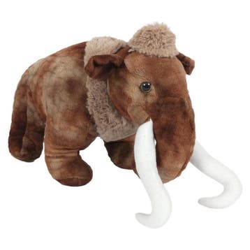Mammoet knuffel - pluche - bruin - 41 cm - dierenknuffel, Verzenden, Nieuw