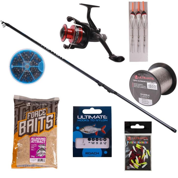 Ultimate Motion Bolognese Complete Hengelset 7m, Watersport en Boten, Hengelsport | Algemeen, Nieuw, Verzenden