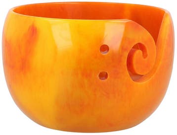 Scheepjes Yarn Bowl - Oranje Parelmoer effect - 13x8cm, Ophalen of Verzenden, Nieuw