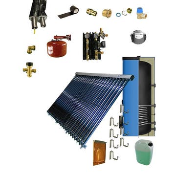 Tapwater zonneboiler 300L+ Prisma Pro 24 5 meter DN16 dubbel, Verzenden, Nieuw