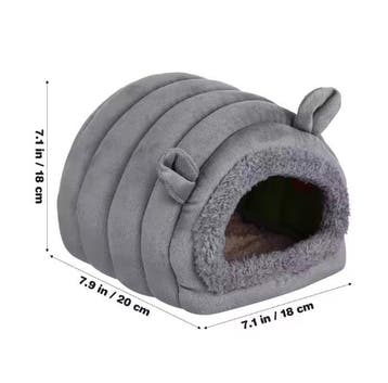 Warm Huisdierbed Fleece Nest Hut voor Kleine Dieren, Verzenden