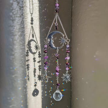 Maan Godin Kristal Zon Vanger - Decoratieve Hanger voor Binn, Huis en Inrichting, Verzenden, Nieuw