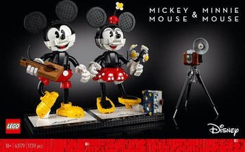 Lego Set - 43179 - Disney - Mickey Mouse & Minnie Mouse, Nieuw