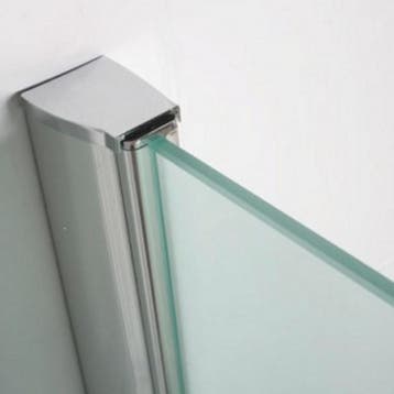 BWS Muurprofiel voor Glaswand dikte van 1 cm  L=200 cm, Ophalen of Verzenden, Nieuw, Chroom, Bad