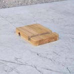 HOCHO Eikenhouten Telefoonhouder 100x80x15 mm – Personali., Ophalen of Verzenden, Nieuw