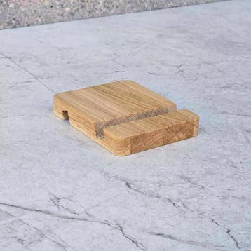 HOCHO Eikenhouten Telefoonhouder 100x80x15 mm – Personali., Ophalen of Verzenden, Nieuw