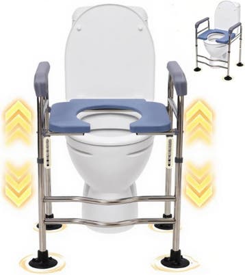 WC Sitzerhohung RVS - 158kg belastbaar | Tweedekansje OP=OP, Ophalen of Verzenden, Nieuw