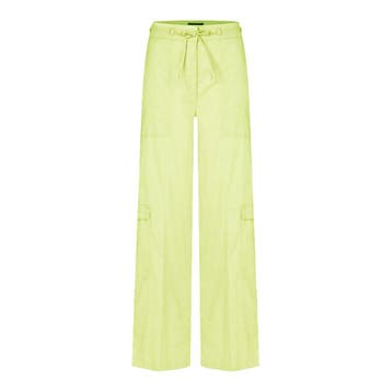 Cambio • linnen pantalon Alana cargo • 36, Cambio, Verzenden, Geel, Nieuw