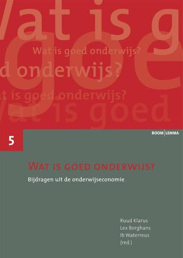 Wat is goed onderwijs? / Wat is goed onderwijs / 5, Verzenden, Zo goed als nieuw
