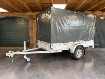 Anssems aluminium enkelasser 251x130cm 750kg uit voorraad!, Auto diversen, Nieuw