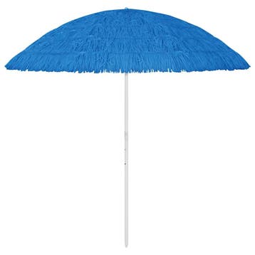 vidaXL Strandparasol Hawaï 300 cm blauw, Verzenden, Nieuw, 2 tot 3 meter, Strandparasol