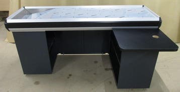 Check out, Loopband B190 x D105 x H90cm, links of rechts,