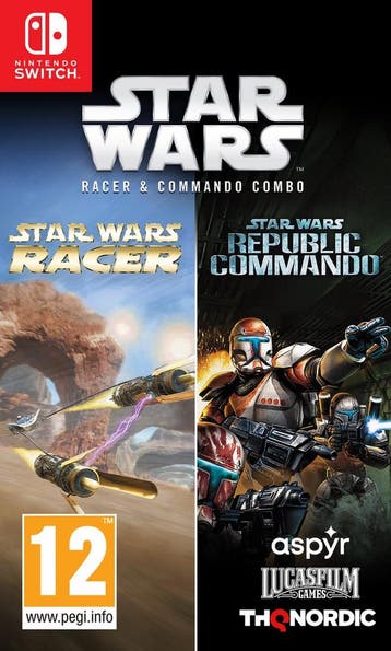 Switch Star Wars Racer & Commando Combo, Verzenden, Zo goed als nieuw