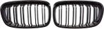 Grill Nieren BMW E60/E61 2003-2007 Glans Zwart Dubbel Spaak, Ophalen of Verzenden, Nieuw