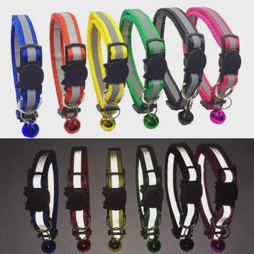 Reflecterende Halsband voor Katten & Kittens met Veiligheids, Verzenden, Nieuw