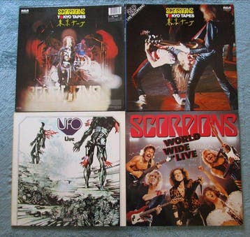 UFO - Live / Scorpions - 2 x Live Double Albums - with large, Nieuw in verpakking
