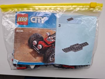 LEGO City Buggy 60145, Zo goed als nieuw, Complete set, Lego, City