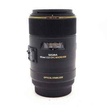 Sigma 105mm F2.8 EX DG OS HSM Macro Canon EF-Mount (Occ), Audio, Tv en Foto, Fotografie | Lenzen en Objectieven, Ophalen of Verzenden