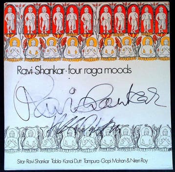 Ravi Shankar - Four Raga Moods (Autographed by Ravi Shankar, Nieuw in verpakking