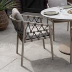 Piacenza dining tuinstoel latte Taste 4SO, Tuin en Terras, Tuinstoelen, Ophalen of Verzenden, Nieuw