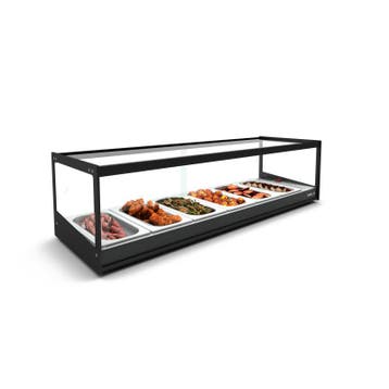 Verwarmde vitrine | Tapas | Verhard glas | Beschikbaar in..., Verzenden, Nieuw in verpakking