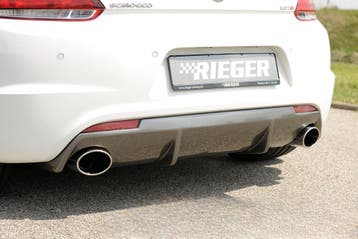 Rieger diffuser voor R-Line achterbumper | Scirocco R (13):, Auto-onderdelen, Carrosserie en Plaatwerk, Verzenden, Nieuw, Volkswagen