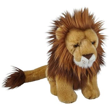 Bruine leeuw knuffel - pluche - 28 cm - kinderkamer, Kinderen en Baby's, Speelgoed | Knuffels en Pluche, Verzenden, Nieuw