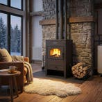Verwarmingskachel | 16L Waterjas | A-kwaliteit | Beste Prijs, Ophalen of Verzenden, Nieuw, Vrijstaande haard, Houthaard